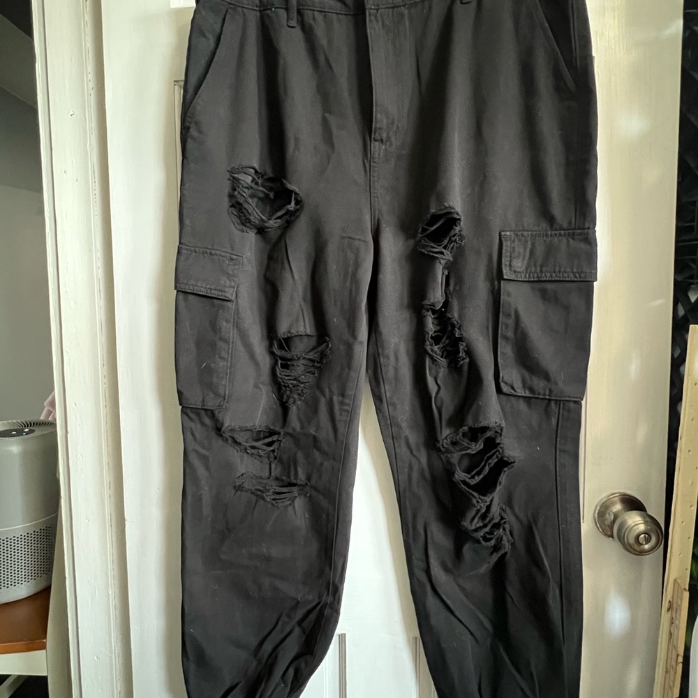 Ripped Cargo Pants